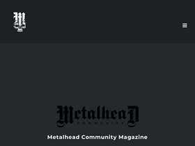 'metalheadcommunity.com' screenshot