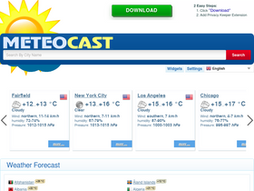 'meteocast.net' screenshot