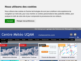 'meteocentre.com' screenshot