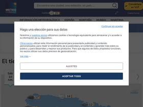 'meteoconsult.es' screenshot