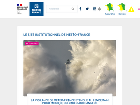 'meteofrance.fr' screenshot