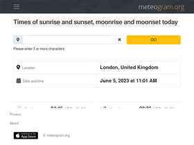 'meteogram.org' screenshot