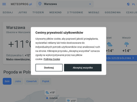 'meteoprog.pl' screenshot
