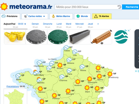 'meteorama.fr' screenshot