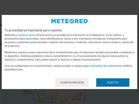 'meteored.mx' screenshot