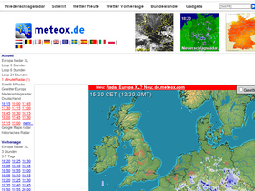 'meteox.de' screenshot