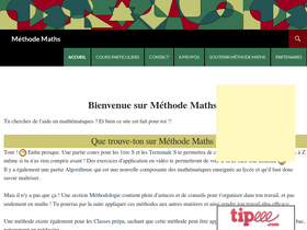 'methodemaths.fr' screenshot