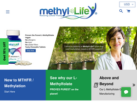 'methyl-life.com' screenshot