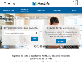 'metlife.es' screenshot