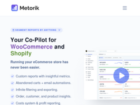 'metorik.com' screenshot