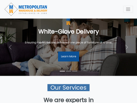 'metropolitanwarehouse.com' screenshot