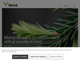 'metsagroup.com' screenshot