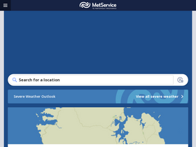 'metservice.com' screenshot