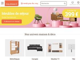 'meubles.fr' screenshot