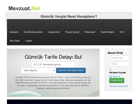 'mevzuat.net' screenshot