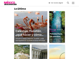 'mexicodesconocido.com.mx' screenshot