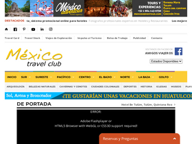 'mexicotravelclub.com' screenshot
