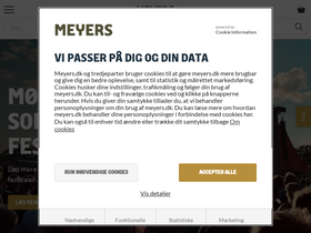 'meyers.dk' screenshot
