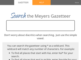 'meyersgaz.org' screenshot