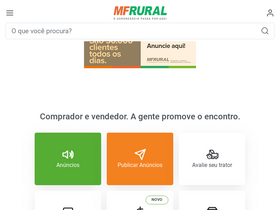 'mfrural.com.br' screenshot