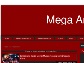 'mganimes.com.br' screenshot
