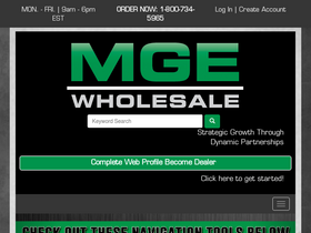 'mgewholesale.com' screenshot