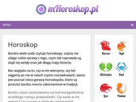 'mhoroskop.pl' screenshot