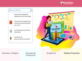 'miacademico.com' screenshot