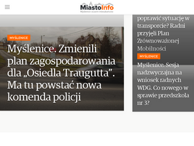 'miasto-info.pl' screenshot