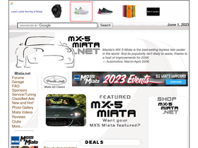 'miata.net' screenshot