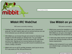 'mibbit.com' screenshot