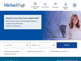 'michaelpage.com' screenshot