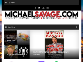 'michaelsavage.com' screenshot