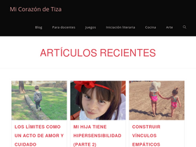 'micorazondetiza.com' screenshot