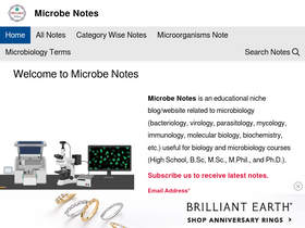 'microbenotes.com' screenshot