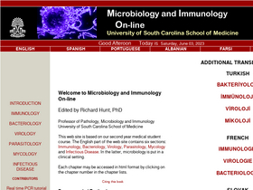 'microbiologybook.org' screenshot