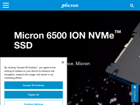 'micron.com' screenshot