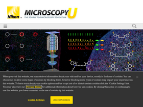 'microscopyu.com' screenshot