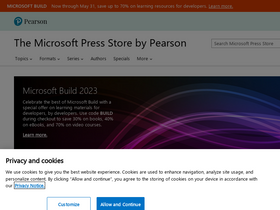 'microsoftpressstore.com' screenshot
