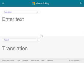 'microsofttranslator.com' screenshot