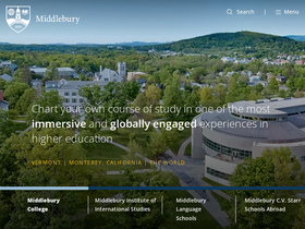 'middlebury.edu' screenshot