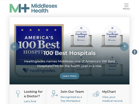 'middlesexhealth.org' screenshot