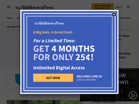 'middletownpress.com' screenshot