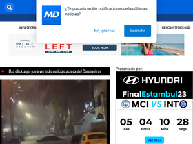 'midiario.com' screenshot