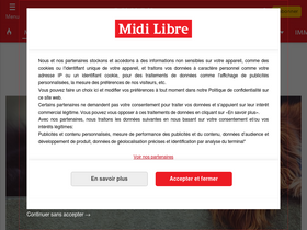 'midilibre.fr' screenshot