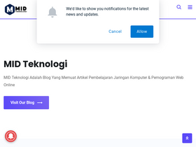 'midteknologi.com' screenshot