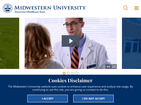 'midwestern.edu' screenshot