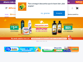 'mifarma.com.pe' screenshot