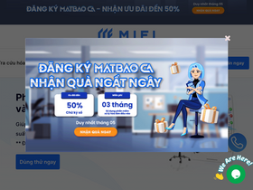 'mifi.vn' screenshot