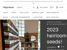 'migardener.com' screenshot